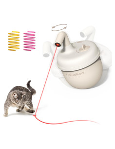 Juguete láser automático para gatos OFFBEATISM beige 360