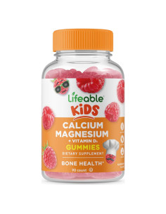 Gomitas de Calcio Magnesio y Vitamina D Lifeable 90 Unidades