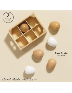 Huevos de Madera Le Toy Van TV190 - Set de 6 en Caja 2
