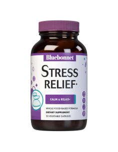 Alivio del Estrés Bluebonnet Nutrition 30 Cápsulas Veganas