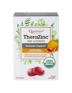 Lozenges de Zinc Orgánico TheraZinc 25 Unidades Sabor Naranja