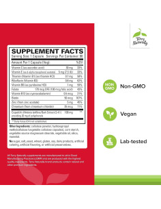 Suplemento Sucontral D Terry Naturally - B-Complejo y Folato - 60 Cápsulas 2