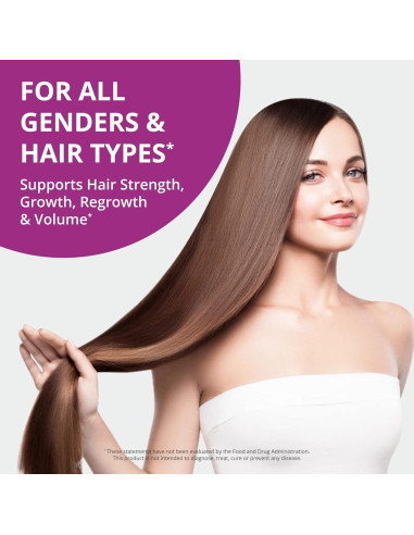 Suplemento para el Crecimiento del Cabello NuBest Hair Xtra 60 Cápsulas