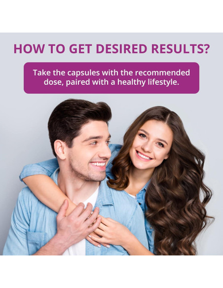 Suplemento para el Crecimiento del Cabello NuBest Hair Xtra 60 Cápsulas