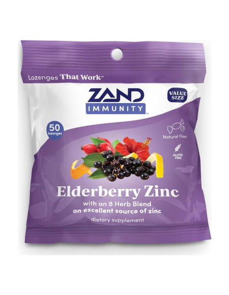 Pastillas de Zinc ZAND para Garganta Seca - 50 Unidades