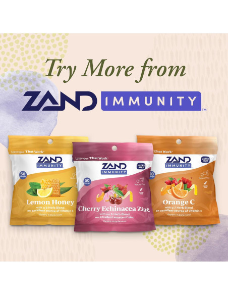 Pastillas de Zinc ZAND para Garganta Seca - 50 Unidades