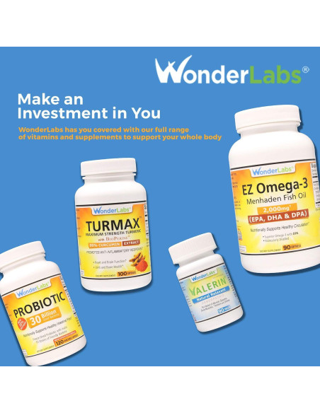 Gluconato de Zinc Quelado 50 mg Wonder Laboratories - 100 Tabletas Vegetarianas