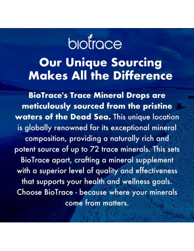 BioTrace Gotas de Minerales Traza del Mar Muerto 60 ml