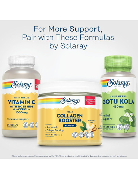 Aumentador de Colágeno Vegano Solaray - 25 Porciones 173.5 g