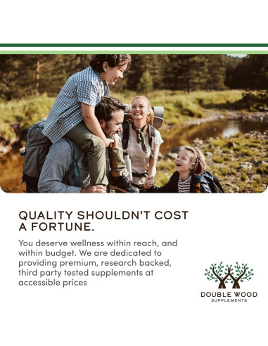 Orotato de Litio 5mg Double Wood - 210 Cápsulas Veganas