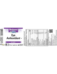 Cápsulas Vegetales Antioxidantes para Ojos Bluebonnet 60 Unidades 2