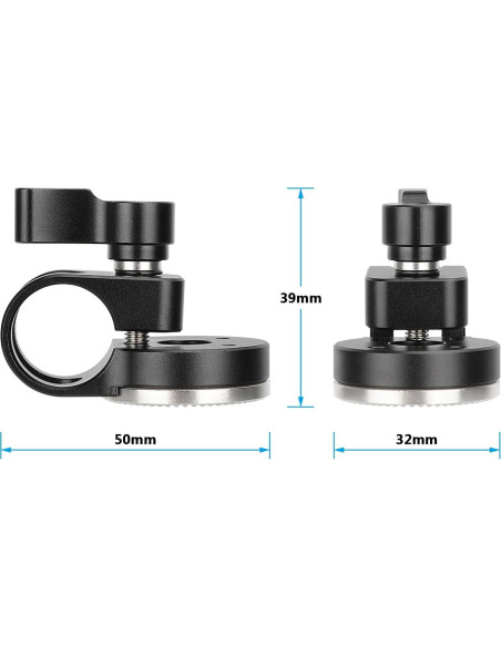 Abrazadera de Varilla 19mm CAMVATE con Roseta Estilo ARRI