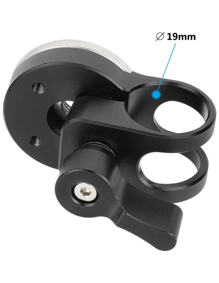Abrazadera de Varilla 19mm CAMVATE con Roseta Estilo ARRI