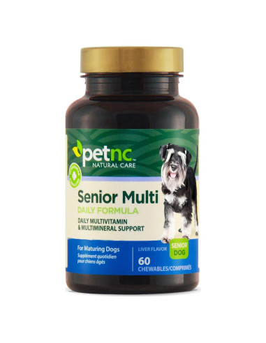 Petnc Multivitaminas Masticables para Perros Mayores 60 Unidades