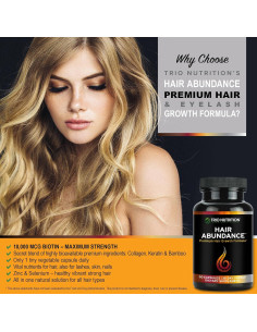 Suplemento Abundancia Capilar Trio Nutrition 60 Cápsulas 2