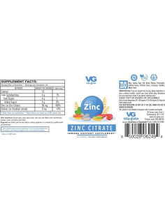 Gomitas de Citrato de Zinc Vita Globes 50mg - 96 Unidades 2