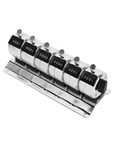 Contador Mecánico Manual JADPES Acero Inoxidable 9999