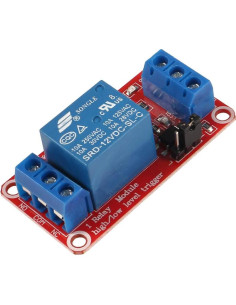 Módulo de Relé 1 Canal AOICRIE 12V con Aislamiento Optoacoplador 2