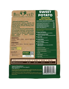 Galletas Masticables para Perros Mascotas Queridas 320g Pollo y Batata 2