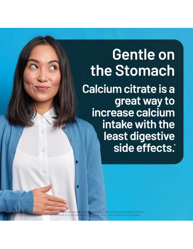 Citrato de Calcio 500mg NatureWise - Suplemento Vegano 90 Cápsulas