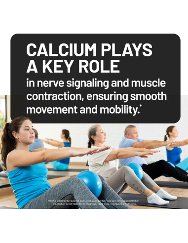 Citrato de Calcio 500mg NatureWise - Suplemento Vegano 90 Cápsulas