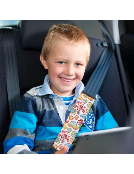 BAOZOON Fundas de Cinturón de Seguridad Neopreno 4 Pcs Niños