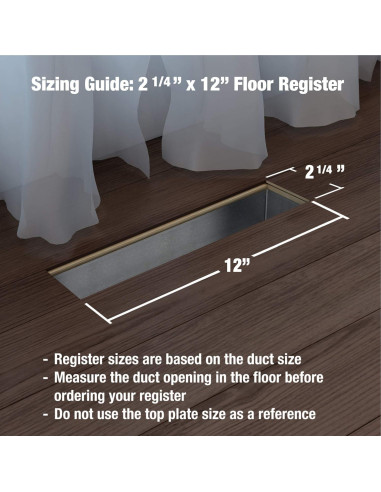 Registro de Piso de Plástico Imperial RG1471 Blanco 30.5x12 cm