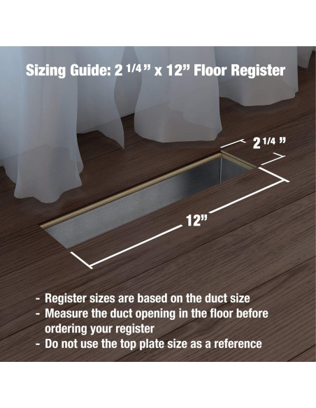 Registro de Piso de Plástico Imperial RG1471 Blanco 30.5x12 cm