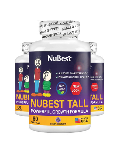 NuBest Tall | Suplemento de Crecimiento para Niños 5+ | Paquete 3