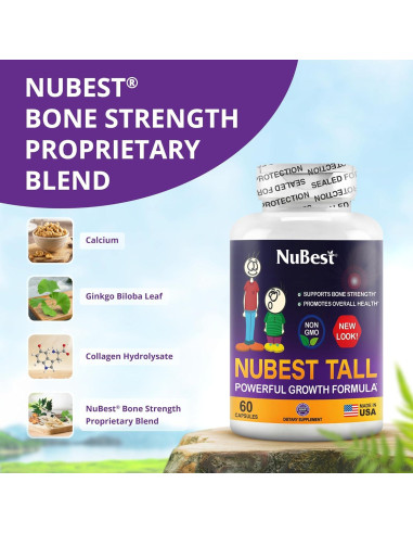NuBest Tall | Suplemento de Crecimiento para Niños 5+ | Paquete 3