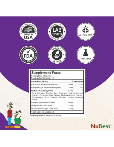 NuBest Tall | Suplemento de Crecimiento para Niños 5+ | Paquete 3