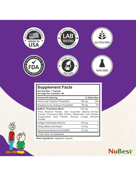 NuBest Tall | Suplemento de Crecimiento para Niños 5+ | Paquete 3