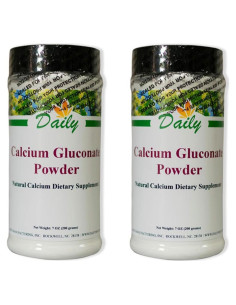 Polvo de Gluconato de Calcio Daily Manufacturing 200 g Suplemento