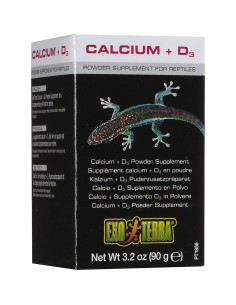 Suplemento de Calcio + D3 Exo Terra 90.7 g para Reptiles 2