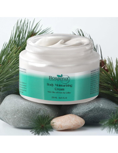 Crema Hidratante Corporal Rosamix 250 ml - Manteca de Karité y Ácido Hialurónico