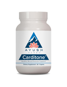 Ayush Herbs Carditone - Suplemento Natural Salud Corazón 60 Tabletas