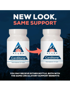 Ayush Herbs Carditone - Suplemento Natural Salud Corazón 60 Tabletas 2
