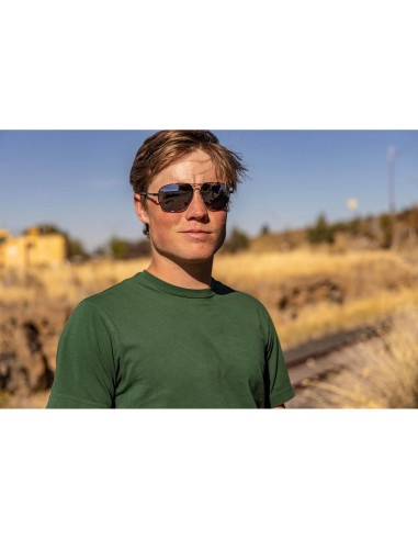 Gafas de Sol Aviador Suncloud Dorado Verde Polarizado