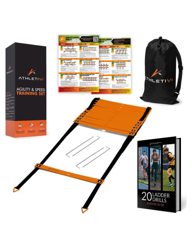 Conjunto de Entrenamiento de Agilidad Athletivi - Escalera 5.49m