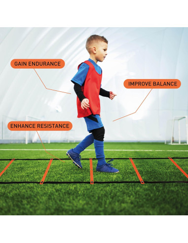 Conjunto de Entrenamiento de Agilidad Athletivi - Escalera 5.49m