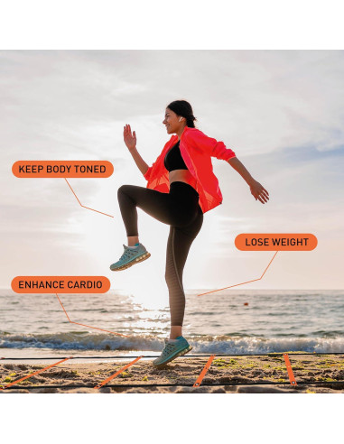 Conjunto de Entrenamiento de Agilidad Athletivi - Escalera 5.49m