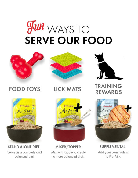 Comida para Perros Liofilizada Grandma Lucy Pollo 4.54Kg