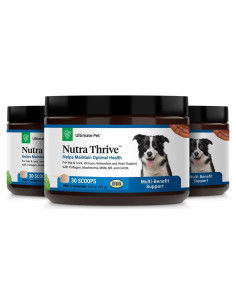 Suplemento Nutricional Nutra Thrive Canino 40-en-1 en Polvo 3 Paquetes