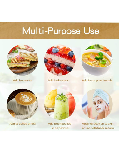 Gel Crudo de Musgo Marino QANLOI 525g Sabor Manzana Canela