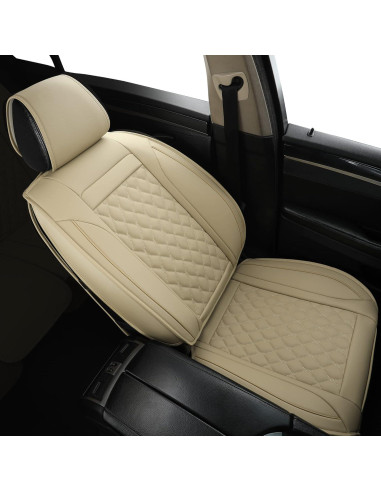 Fundas de Asiento de Coche Vankerful Beige Ajuste Universal