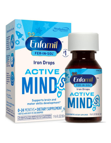 Enfamil Fer-In-Sol Gotas Suplemento Hierro 50 mL Bebés