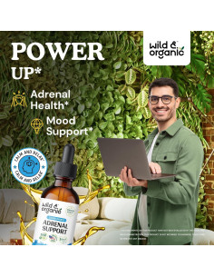 Tintura de Soporte Adrenal Silvestre y Orgánico 59 ml - Vegano 2