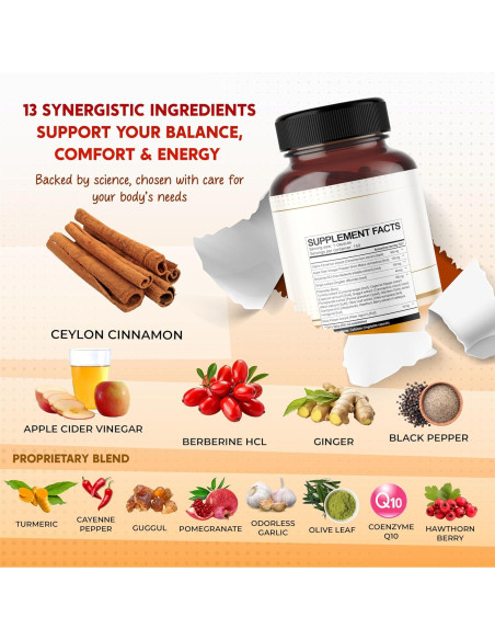 Suplemento Metabólico PeakPury Canela de Ceilán 150 Cápsulas