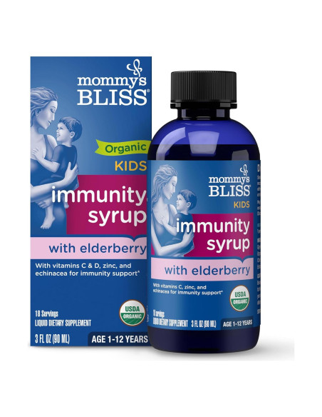 Jarabe de Saúco Orgánico Mommy's Bliss 89 ml - Inmunidad Niños