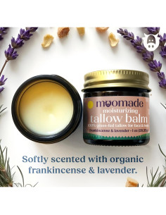 Bálsamo Hidratante Orgánico Moomade 28g - Incienso y Lavanda 2